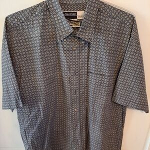 Alexander Martin Excellent condition, colorful diamond pattern short sleeve XL